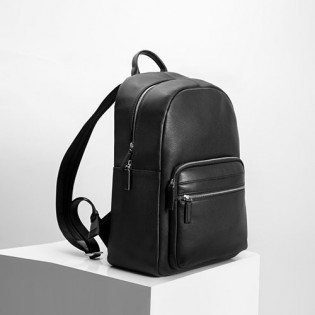 VLLICON men's casual portable backpack black